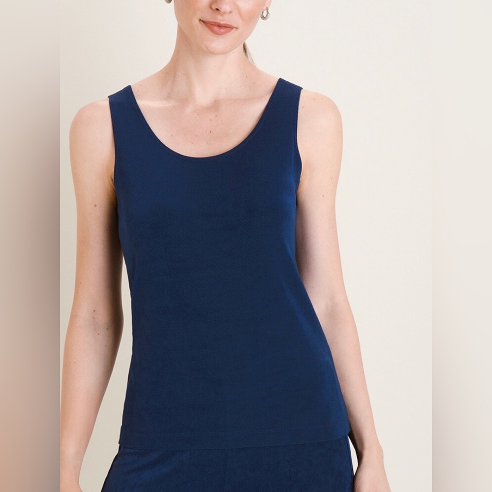 Chicos Blue Tank Top